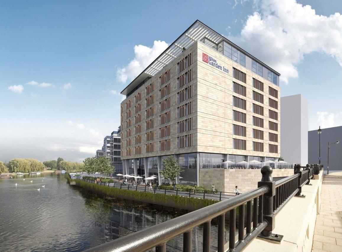 Hilton Garden Inn Peterborough City Centre Exterior foto
